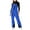 Blue, variant on Women Snow Bibs - Adjustable Overalls, Windproof & Waterproof Ski Pants, Insulated Warm Pants White