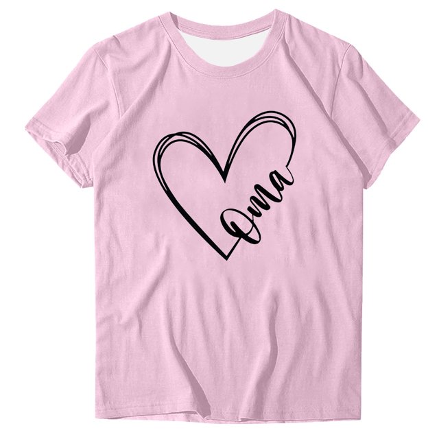 Tops Cortos para Mujeres Retro Impreso Cuello Redondo Manga Corta, Camiseta Casual para Uso Diario Y de Fiesta