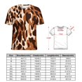 thumbnail image 2 of Leopard Print Pattern T Shirts Basic T-Shirt Short Sleeve Ladies Tee Shirt Summer Graphic Clothing, 2 of 6