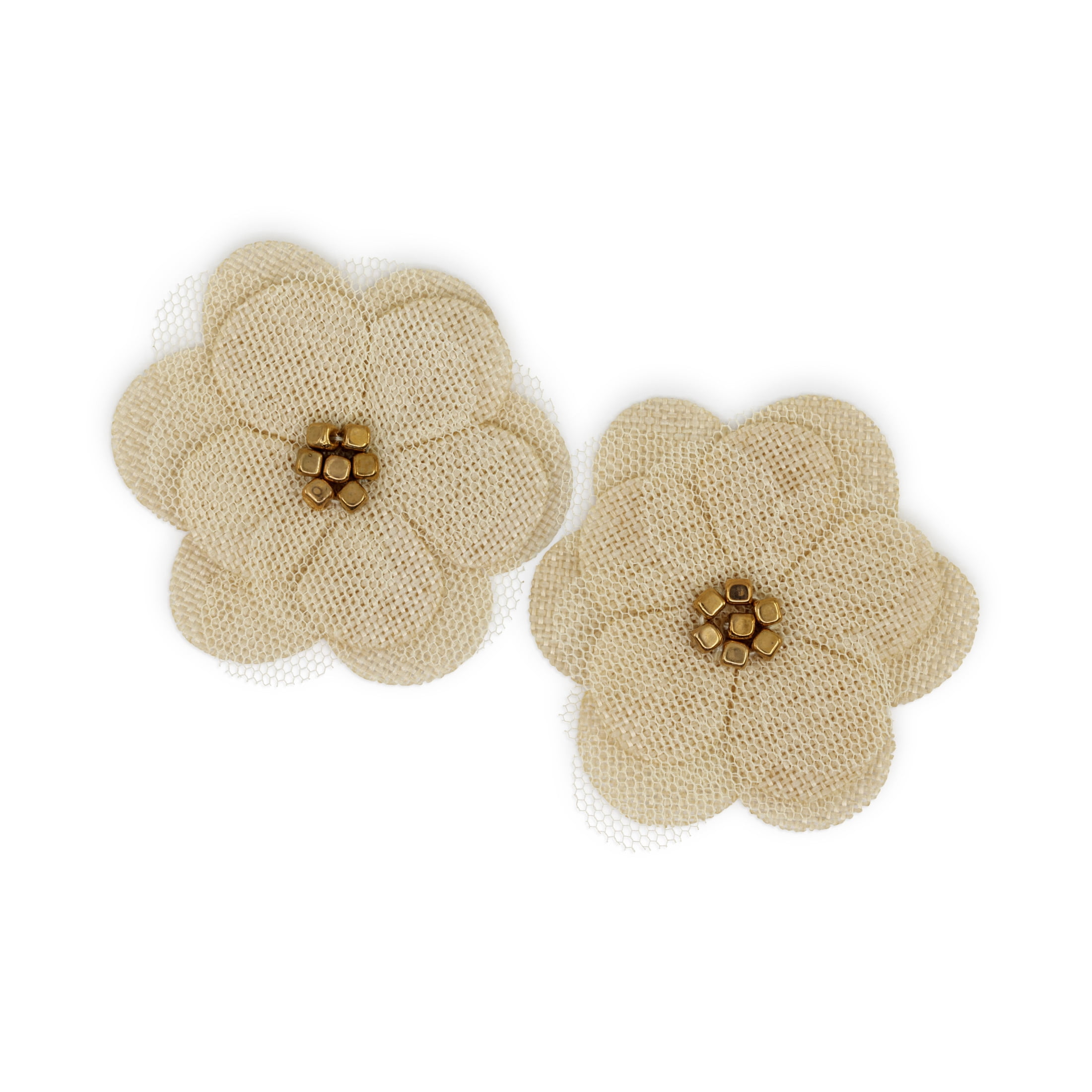 Hello Hobby Accessory Flowers, Burlap, 2 piece