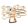 thumbnail image 2 of Hair Styling Clips Bear Shaped Metal Hair Clip for Everyday Wearing Golden Zinc Alloy Daily Use 1Pcs, 2 of 5