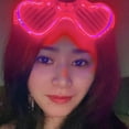 thumbnail image 6 of UttpKLBx 2024 New Light Up Glasses Party Supplies Glow Glasses Costumes Neon Flashing Plastic Shutter Shades Kids/Adult Glow In Dark Party Favors Must Have Beach Items (Red), 6 of 8
