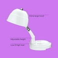 thumbnail image 2 of Conair Pro Style Bonnet Hair Dryer, 2 Heat Settings, Adjustable Height, Extra-Large Hood Size, 1875W Pro Style Bonnet Ionic Hair Dryer for Women, White, 2 of 9