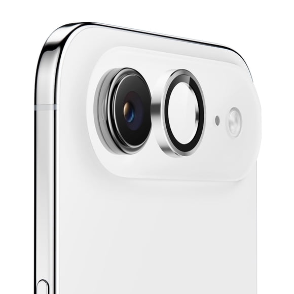 Yanonmyfd Camera Lens Protector for iPhone 17 Pro & Pro Max, 9H Tempered Glass, HD Clear, Easy Installation Kit - Black,Silver
