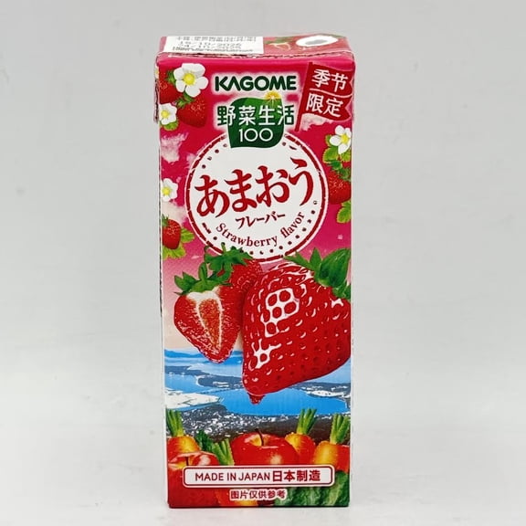 Kagome Strawberry Juice Flavor 200ml/12pack