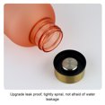 thumbnail image 4 of Wosthever Botella de agua plástica para deportes con usos amplios de marca de tiempo, botella de agua deportiva fácil de limpiar Mostrada Ámbar, 4 of 6