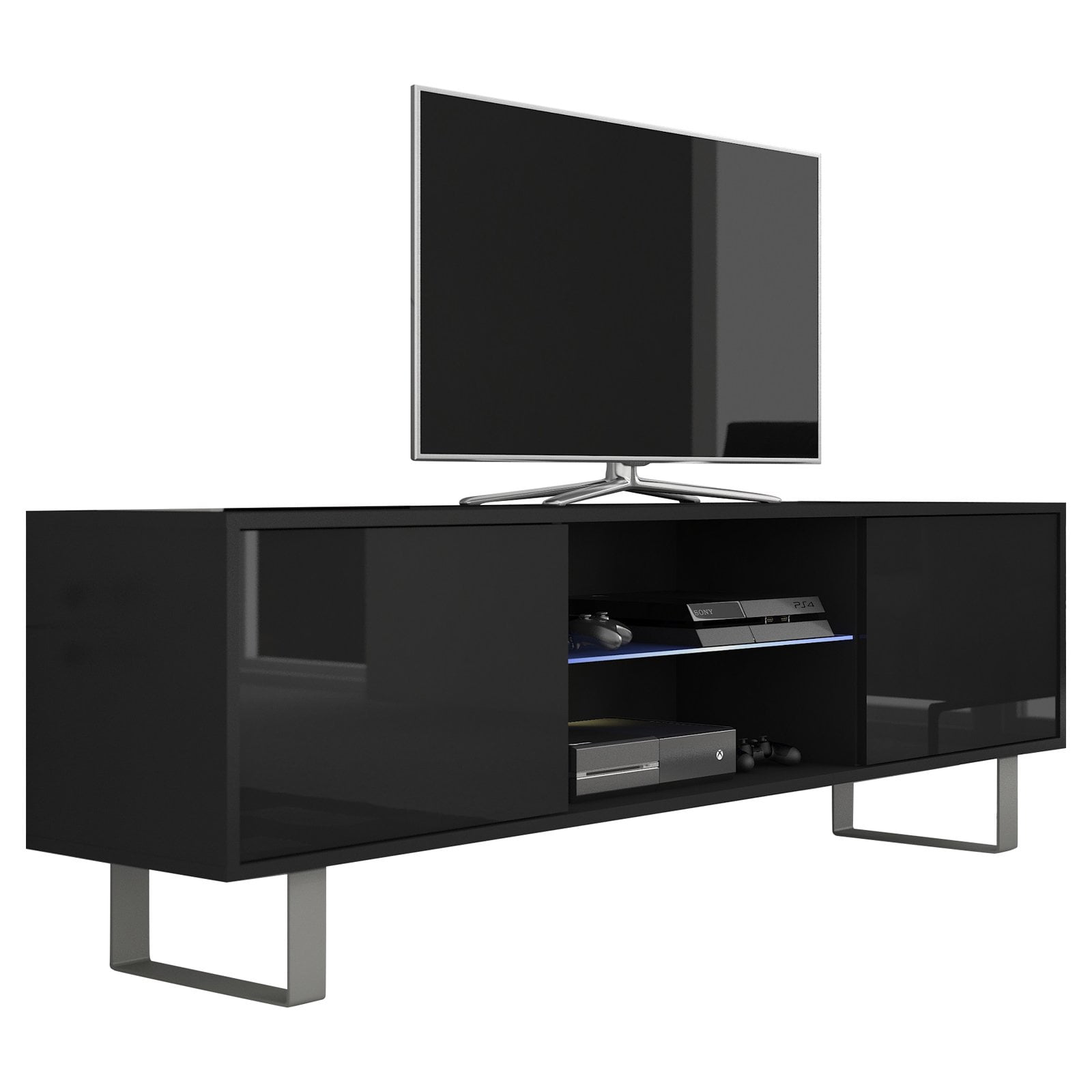 Furniture.Agency King High Gloss Low Profile TV Stand