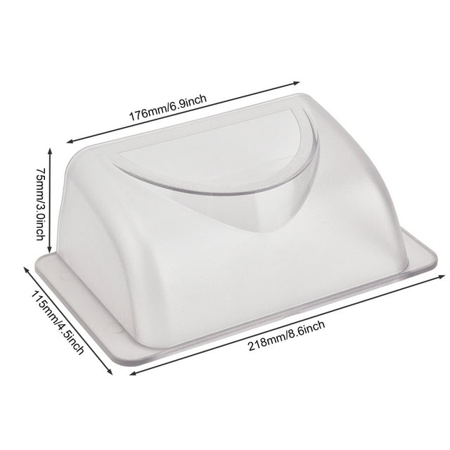 Cubierta de Lluvia de Plástico, Carcasa Para Control de Acceso de Puerta Cubierta Meteorológica Teclado de Alarma Impermeable Teclado Timbre A Prueba de Lluvia