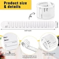 thumbnail image 4 of Wearable Nurse Notepad Wristband, Silicone Wrist Memo Bracelet with Rewritable Surface, Adjustable To-Do List Reminder Strap for Work Daily Use, Purple, 4 of 9
