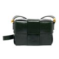 thumbnail image 1 of Bolso bandolera acolchado tejido para mujer, bolso de hombro de piel sintética, bolso de mano de moda para mujer, bolso de mano verde, 1 of 6