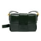 thumbnail image 1 of Bolso bandolera acolchado tejido para mujer, bolso de hombro de piel sintética, bolso de mano de moda para mujer, bolso de mano verde, 1 of 6