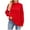 Red, variant on IROINNID Pullover Sweater for Women Winter Warm Crewneck Sweater Long Sleeve Knitted Loose Fit Casual Daily Solid Tops,Red