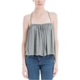 thumbnail image 1 of Max Studio London Blouse Baby Doll Dos Nageur pour Femmes, Gris, Moyen, 1 of 8