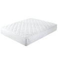 thumbnail image 3 of Peace Nest White Quilted Down Alternative Mattress Pad, Cotton Cover, Queen, 3 of 5