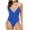 Blue, variant on Family Gifts Fashion Women's Sleeveless Solid Bikini Set One-Piece Swimsuit Push-Up Padded Swimwear One-Piece Swimsuit Beachwear Black, M