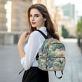 thumbnail image 6 of FORMRS Mini Backpack Purse for Women Travel Daypack Casual Shoulder Bag, Floral Forest Pattern, 6 of 7