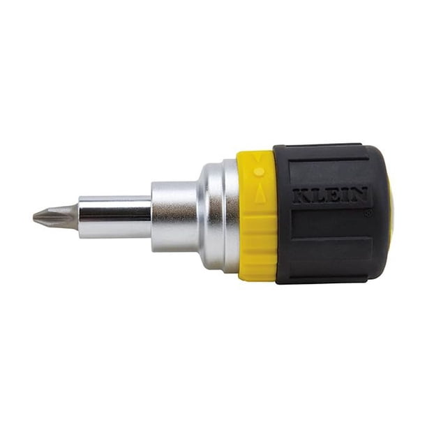 Destornillador Klein Tools 32593 Ratcheting 6 en 1 Stubby