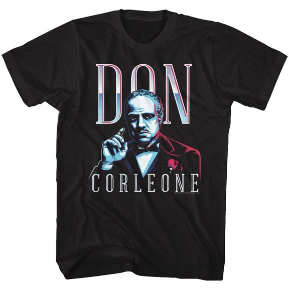 The Godfather Don Corleone Black Adult T-Shirt 4Xl