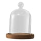 thumbnail image 2 of Campana de cristal con cúpula de 3,5 pulgadas de diámetro, cubierta transparente redonda, vitrina de mesa para accesorios de regalo de inauguración de Estilo B, 2 of 8