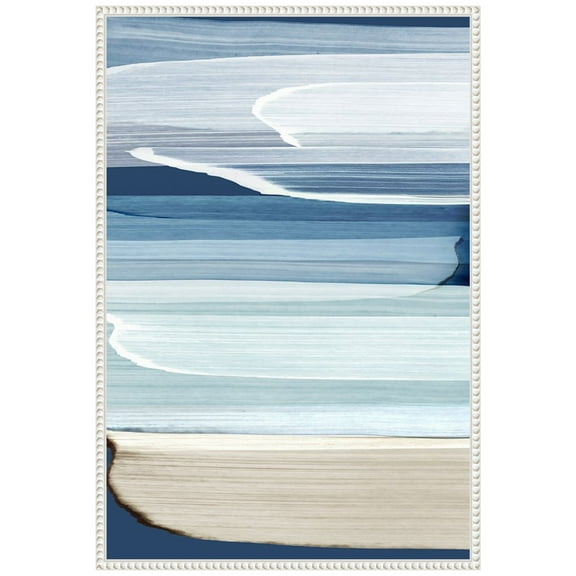 Amanti Art Whispers of the Beach II Framed Canvas Wall Art Print