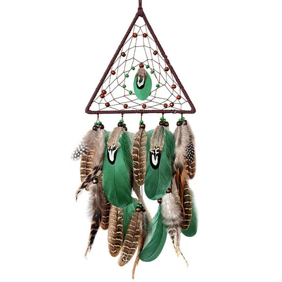 HUONA Indian Tribes Dreamcatcher Handmade Dream Catcher Wall Hanging Woven Art Ornament Gift Craft Dreamcatcher for Home Children Bedroom Decor
