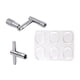 thumbnail image 2 of Sonducket Snare Drum Mute Pads Set Sticky T Shape Spanner Instrumento de absorción de impactos Suministro Profesionales Principiantes Niños Accesorios para instrumentos musicales, 2 of 6