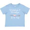 thumbnail image 3 of Inktastic Grandma and Grandpa Love Me Heart Grandchild Boys or Girls Baby T-Shirt, 3 of 5