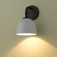 thumbnail image 5 of Yep by Golden Lighting Zoey 3-light Vanity in Chrome and Matte White shade, 5 of 7