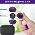thumbnail image 3 of Paquete de 6 unidades magnéticas de silicona Fidget Balls BUSOHA para aliviar el estrés, 3 of 7