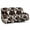 Black Brown Cow Print, variant on COEQINE Recliner Sofa Slipcover 3 Seater Fitted Lazy Boy Chair Cover 8 Pieces Universal Reclining Sofa Cover for 3 Seat Recliner with Pocket Home Decor, Marble Teal Gold