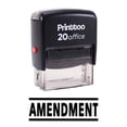 thumbnail image 1 of Printtoo Rubber Stamp AMENDMENT Self Inking Office Stationary Stamp-Black, 1 of 2