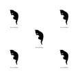 thumbnail image 2 of Youkk Autocollant de Panneau d'Animaux de Bande Dessinée Décoration Auto-Adhésive 5Set, 2 of 6