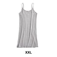 thumbnail image 3 of sweethay Moda coreana Modal Chaleco Piel Amigable Desnudo Slip Dress Buena elasticidad Correa Sin mangas Ropa interior Tallas grandes Camiseta Prendas para la parte del cuerpo Gary XXL, 3 of 6