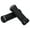 Black/Black, variant on Spank SPOON Grom Bicycle Grips (Black/Black)