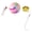 Pink, variant on M Buder Interactive Pet Rolling Ball Toy for Dogs, Automatic Moving with LED Light, IP54 Waterproof ABS Silicone, USB Rechargeable, Orange (3.15 inches / 8 cm)