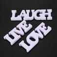 thumbnail image 3 of 3pcs LIVE LOVE LAUGH Wooden Letters for Wedding Decoration (White), 3 of 9