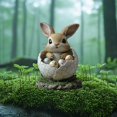 thumbnail image 3 of sruoe Acrylic Patio Decor, Garden Fairy Statues, Easter Colored Eggs Ground Insertion, Stake Garden Accessories, Planter Pots Decor, Outdoor Lawn Ornament for Home, Yard Art Decorations, 3 of 6