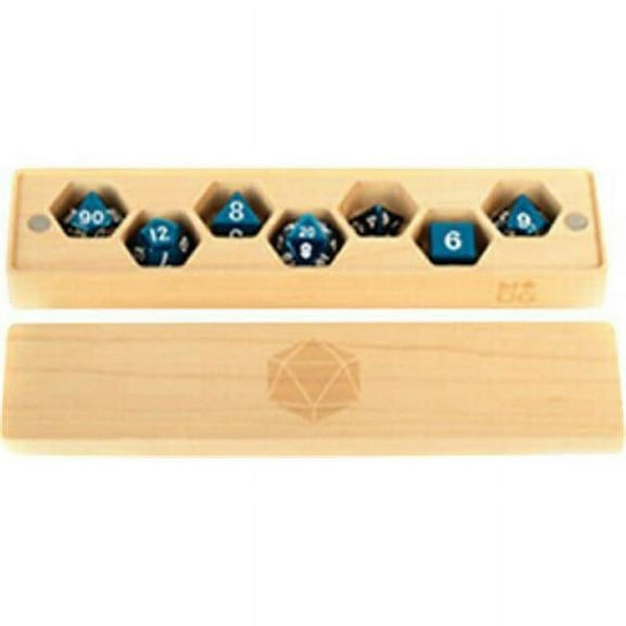 Metallic Dice Games LIC814 Wood Vault Dice, Maple