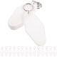 thumbnail image 1 of 20 llaveros sencillos en blanco de plástico para equipaje, colgantes decorativos para llaves, accesorios para colgar., 1 of 5