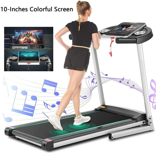 Treadmill with 10" HD TV Movie Touchscreen and 3D Virtual Sports Scene
