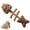 1 PCS, variant on Catnip and Silvervine Chew Toy, Natural Fishbone Shape, Raised Dental Texture, Boredom Relief for Indoor Cats
