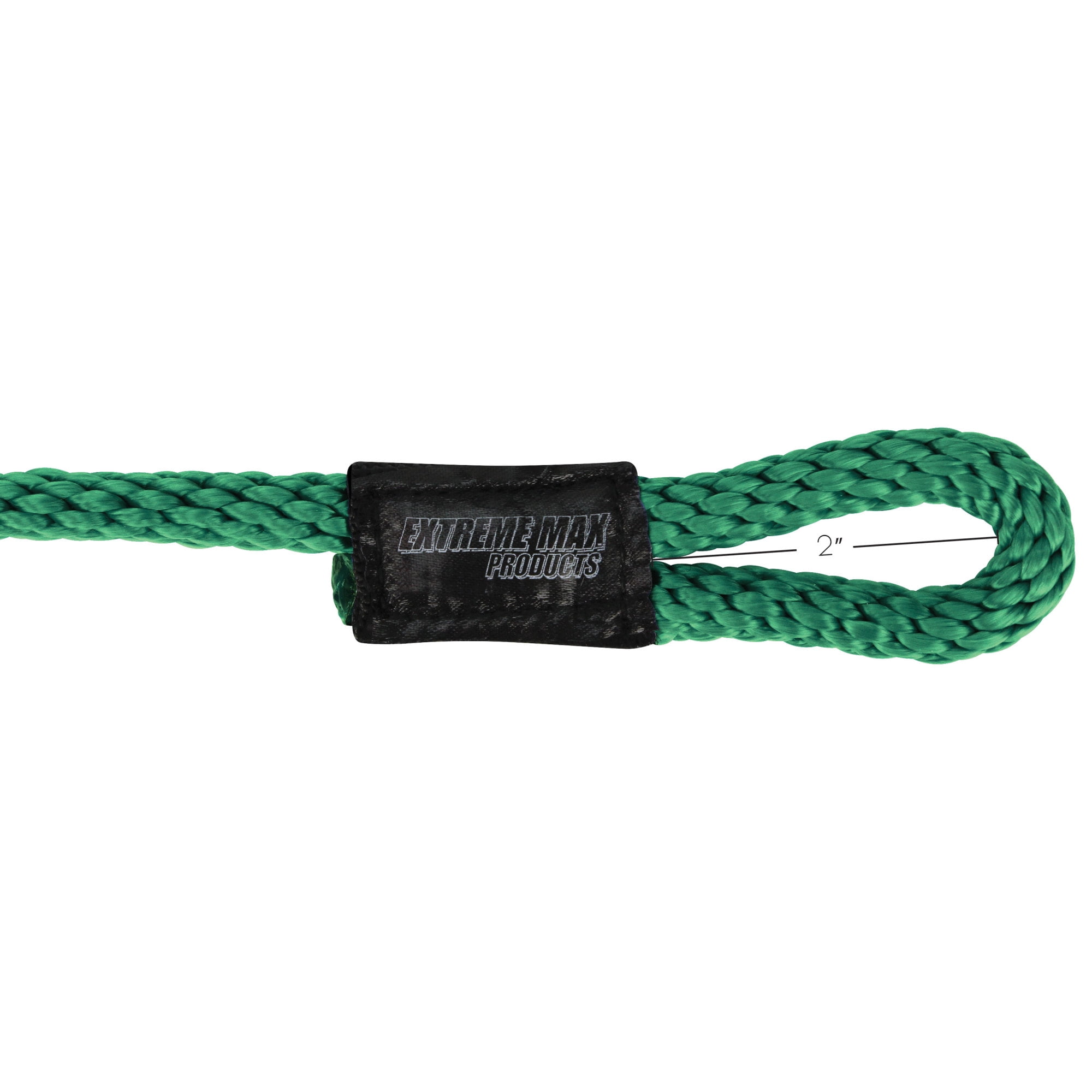 Extreme Max 3006.3372 BoatTector Solid Braid MFP Fender Line Value 4-Pack - 3/8" x 5', Forest Green