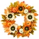 thumbnail image 2 of Wreath Simulation Maple Leaf Sunflower Door Hanging Rattan Wreath Home Decoration, 2 of 8