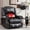 Black, variant on LLappuil Recliner Chair, 360° Swivel Massage Recliner Chair with Heat, Nursery Glider Rocker Manual Recliner Chair with Side Pockets for Living Room, Bedroom Light Brown