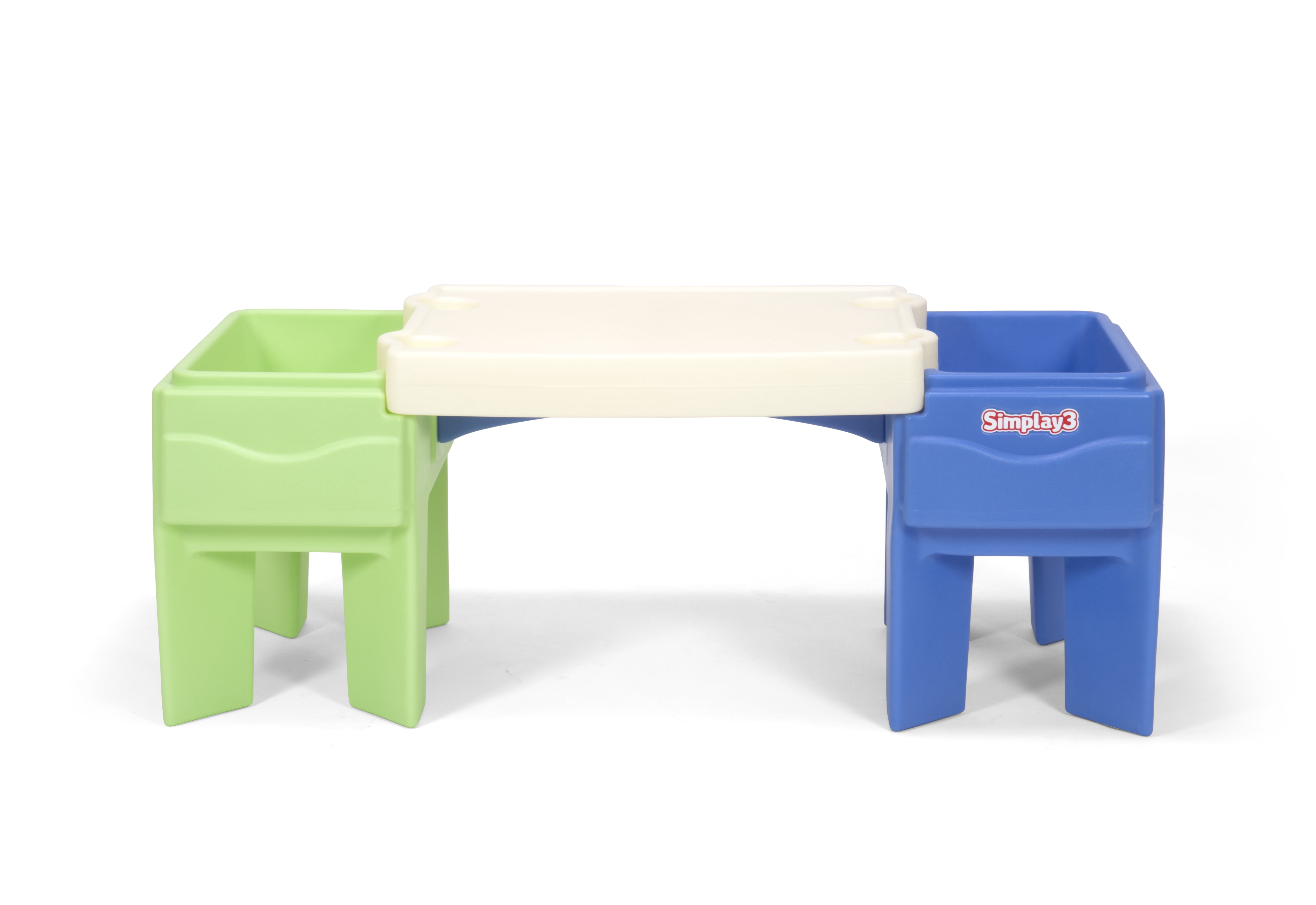Simplay3 Kids 3-Piece Activity Table Set for Children 1.5 Years and up, Multicolor