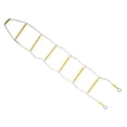 thumbnail image 4 of Nylon Climbing Rope Ladder,  Ladders 2m/6.6ft Portable  for Emergency for Aerial Work for Underground Rescue 2m, 4 of 8