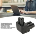 thumbnail image 4 of Power Adapter, Stable 90 Degree IEC320 C6 To C5 Power Adapter 2500W Heat Retardant  For UPS PDU Server, 4 of 8