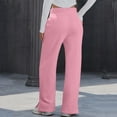 thumbnail image 5 of Endives Womens Wide Leg Sweatpants Baggy Joggers Straight Leg Pant Loose Fit Sport Pants With Pockets, 5 of 6