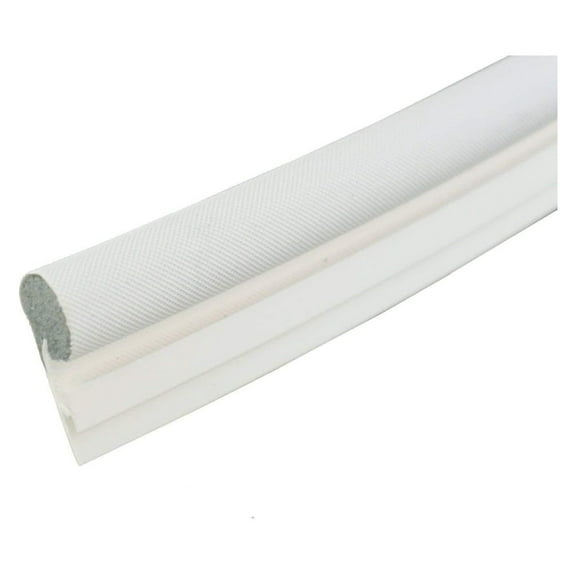 Silverline Offset T-Slot Foam Seal Weather Stripping-White, 24 Ft Roll