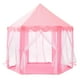 thumbnail image 3 of Tienda de juegos con castillo de princesa, fácil de instalar, tienda plegable portátil para niños, hexagonal de juguete para fiesta en Rosa, 3 of 8
